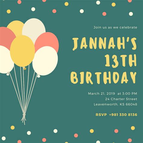 canvas birthday invitations|canva birthday invitation template free.